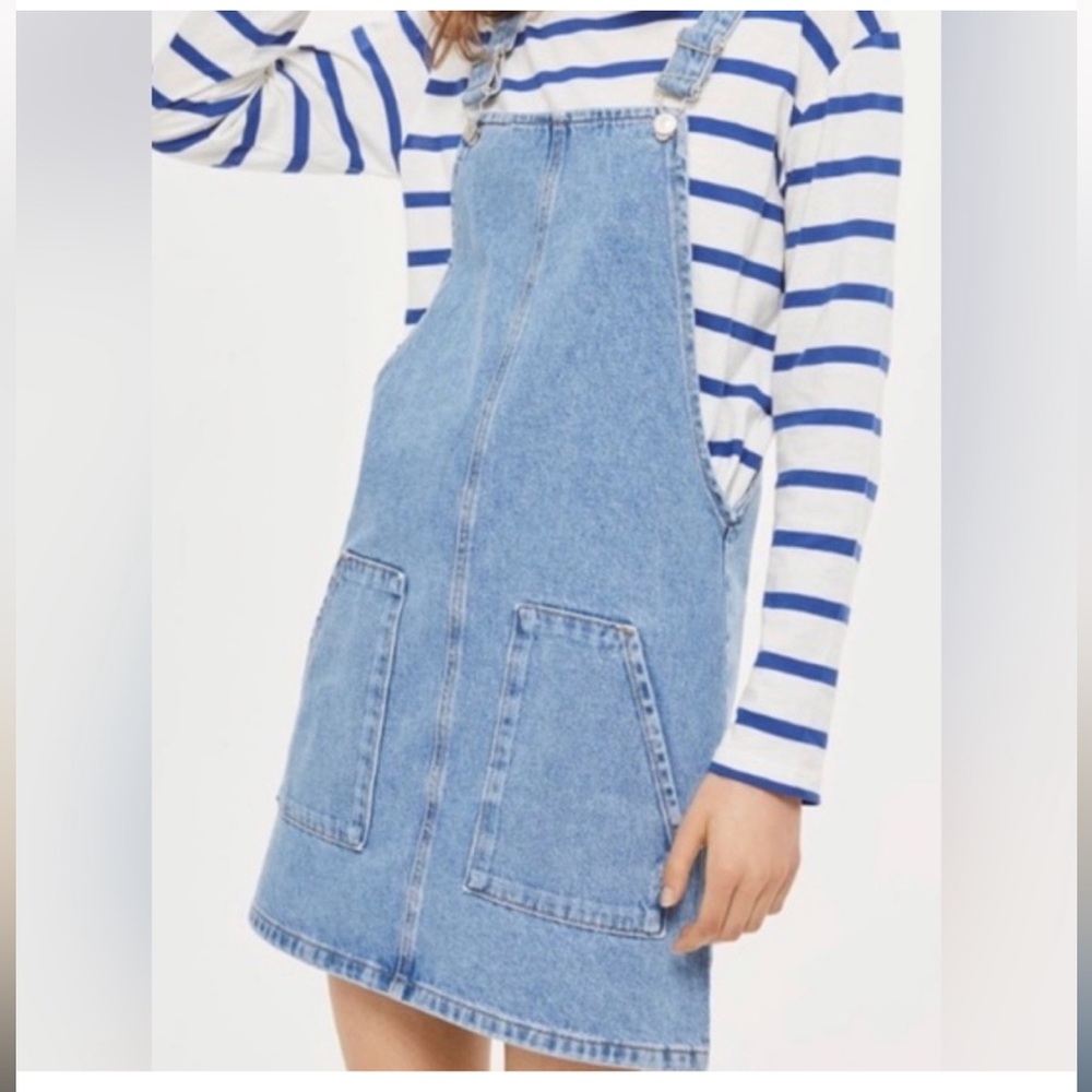Topshop Denim Dress